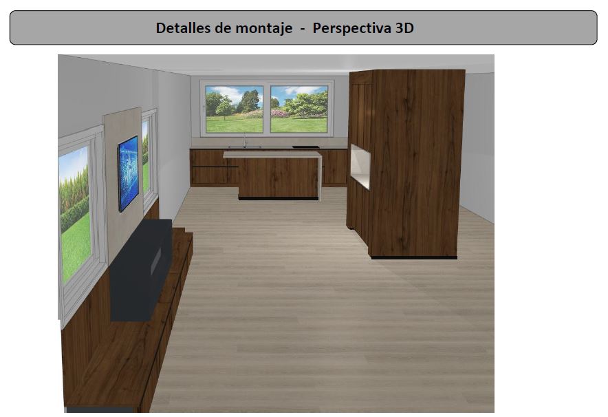 Cocina y salón integrados (50 m2) en Chalet de Aravaca-28