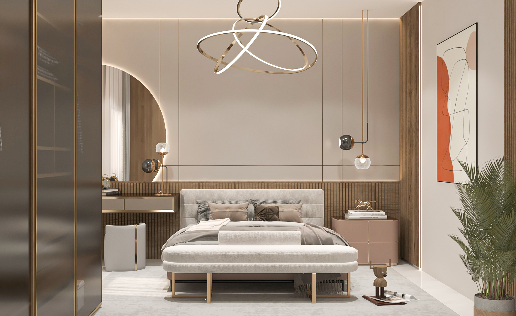 MASTER BEDROOM DESIGN FOR A CHALET-0