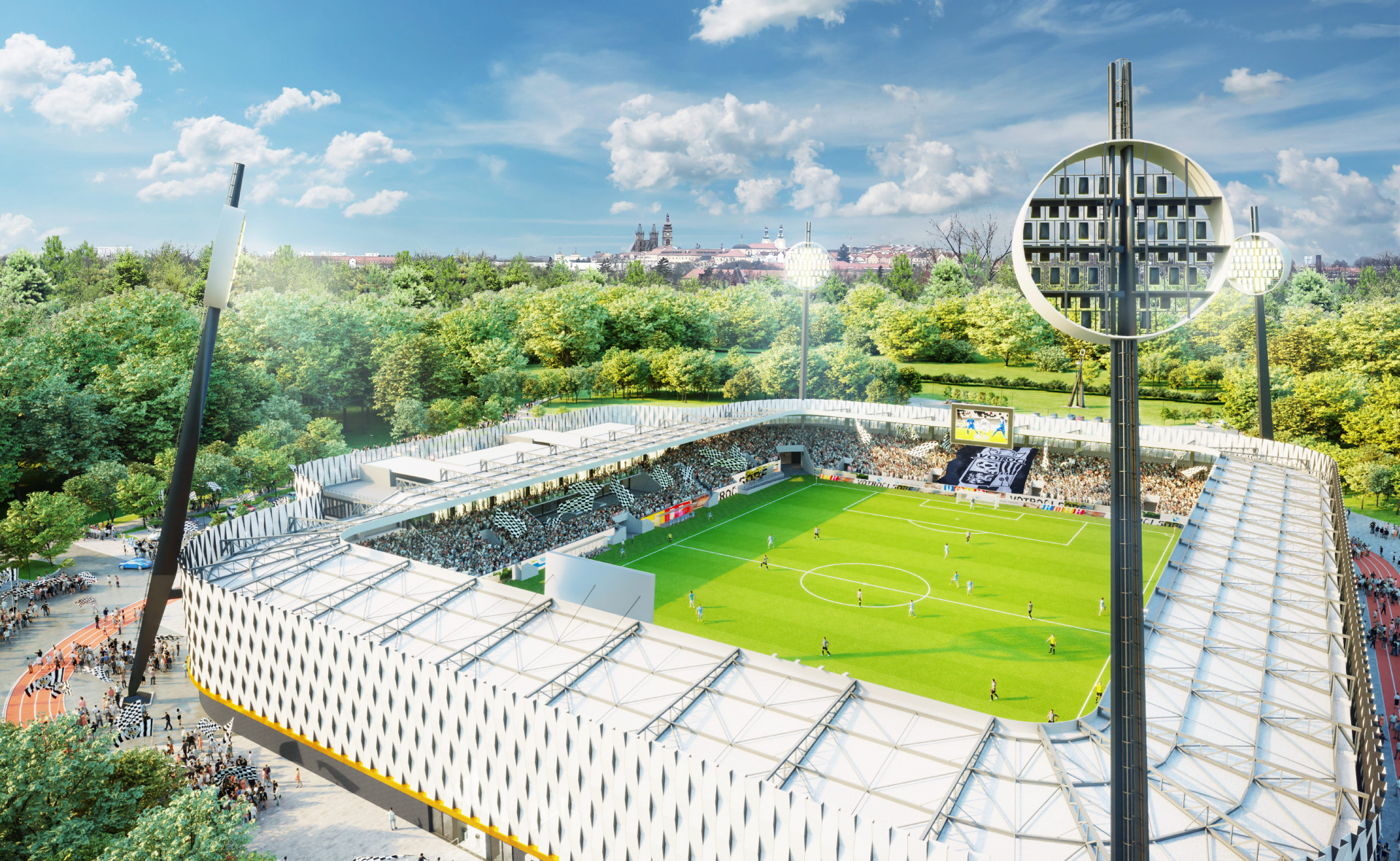 赫拉德茨克拉洛韦新多功能足球场丨ARCHaPLAN-1