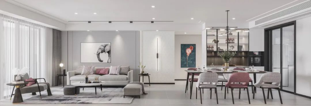 现代简约风格的艺术生活空间丨中国台州丨品东装饰-134