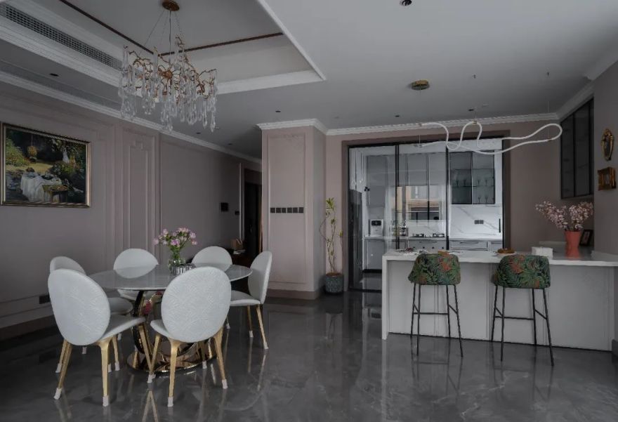 英庭名墅复古轻奢别墅设计丨尚层别墅装饰-30