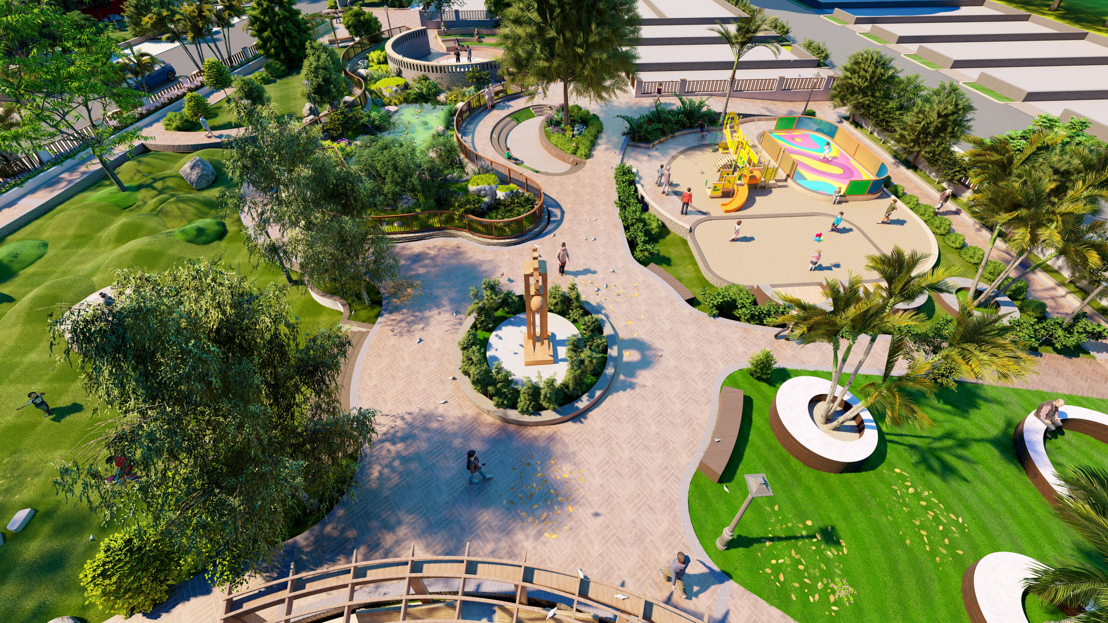 Aryan Landmark_ Gated township 3D Visualization-6