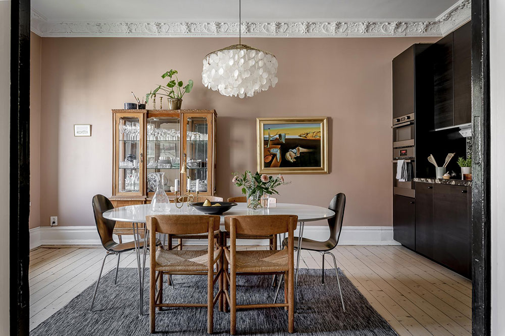 瑞典哥德堡 74 平米公寓的黑色魅力-2