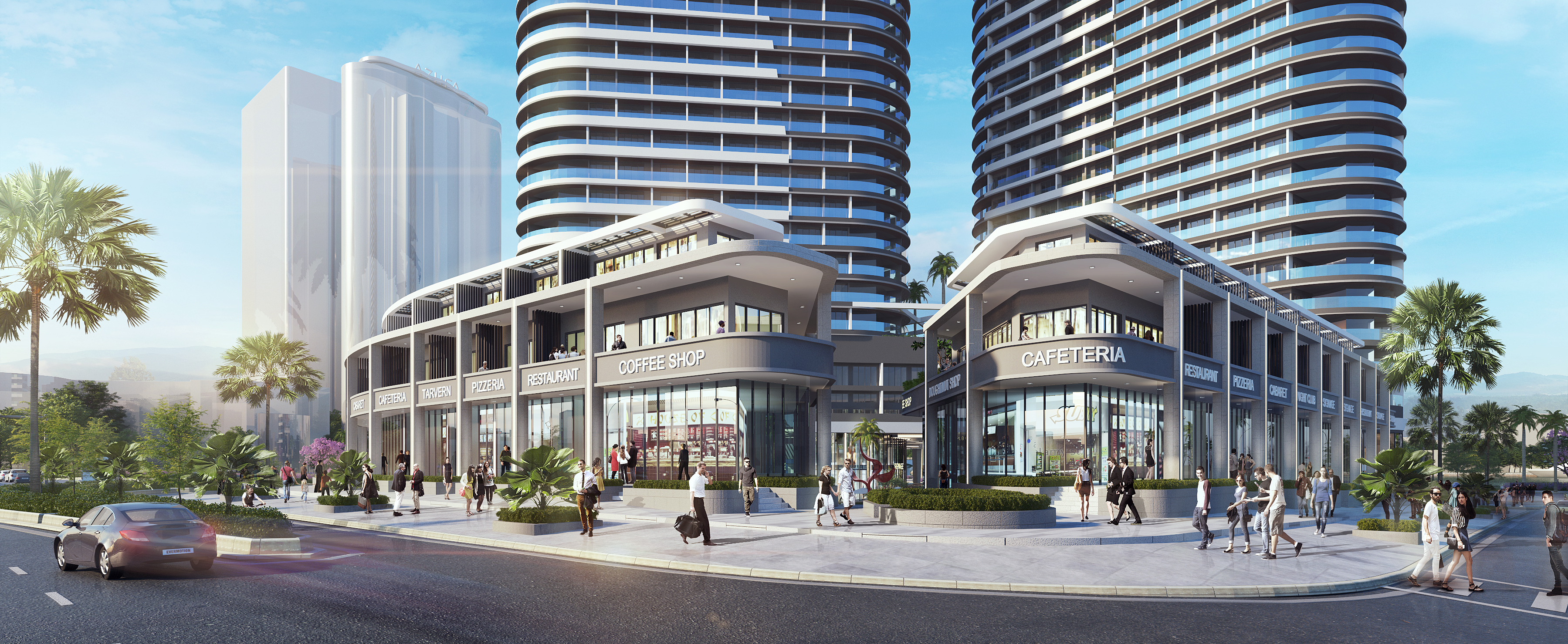 越南传统服饰灵感 Century Bay Danang 双子塔设计-9