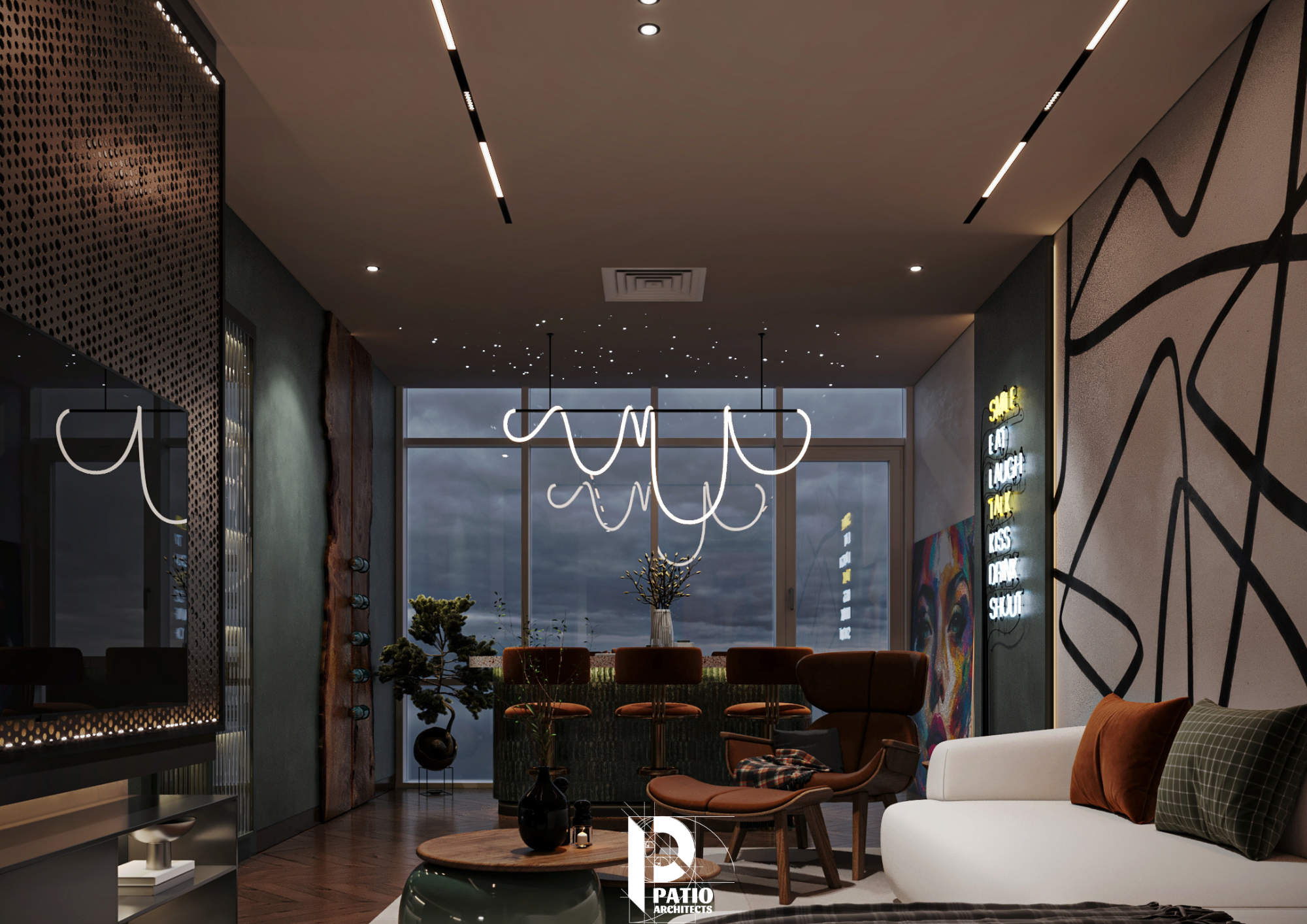 Bold Modern Reception Interior Design-4