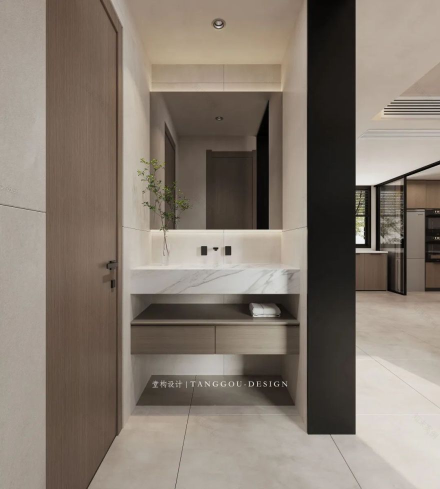 武汉现代简约别墅设计丨中国武汉丨堂构设计-33