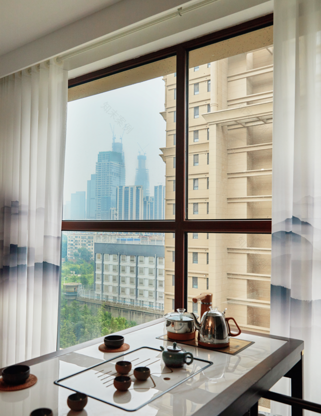 实景作品 | 透过落地窗 远眺济南CBD-31