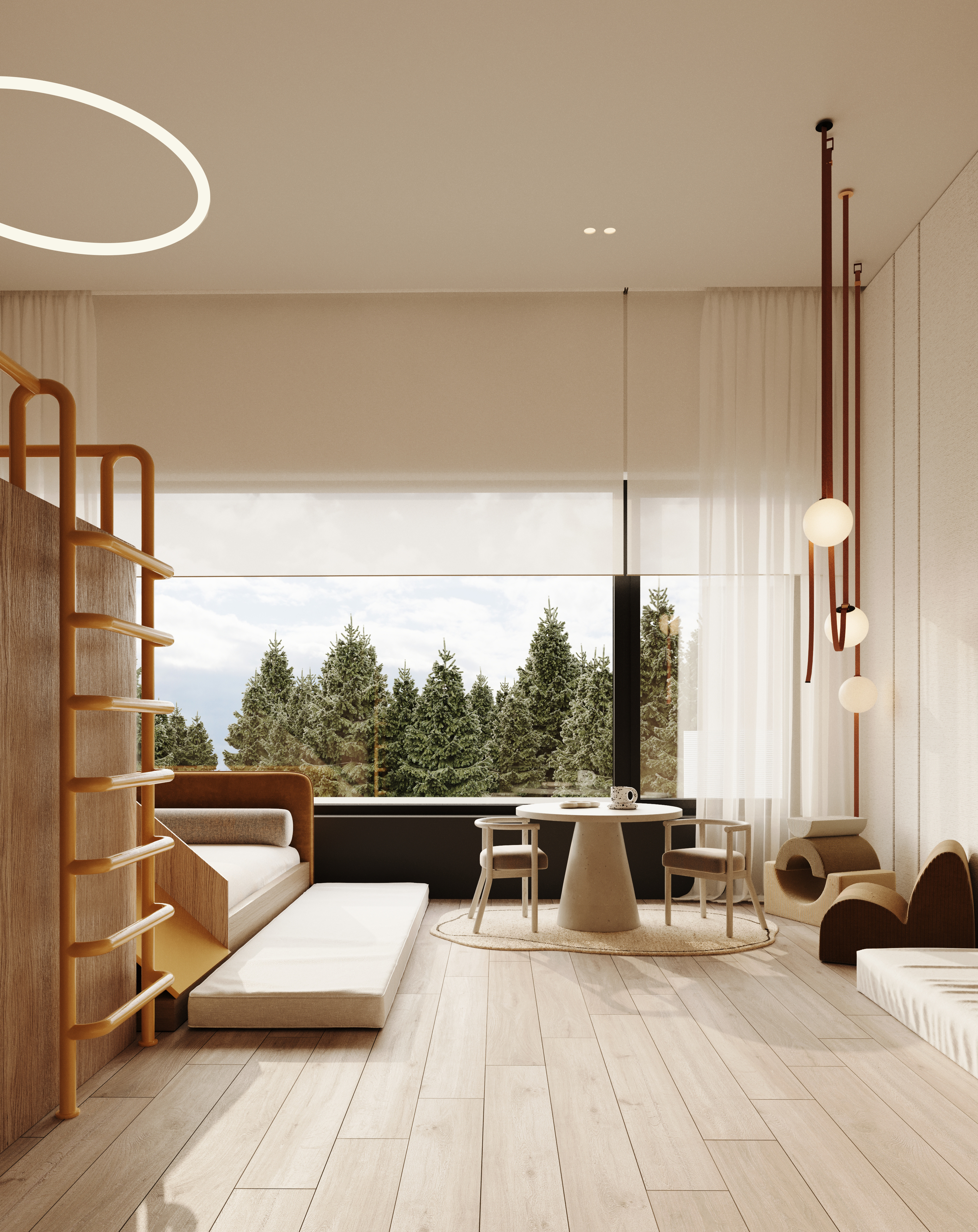 BEREZKY私人住宅儿童房及相关区域设计-7