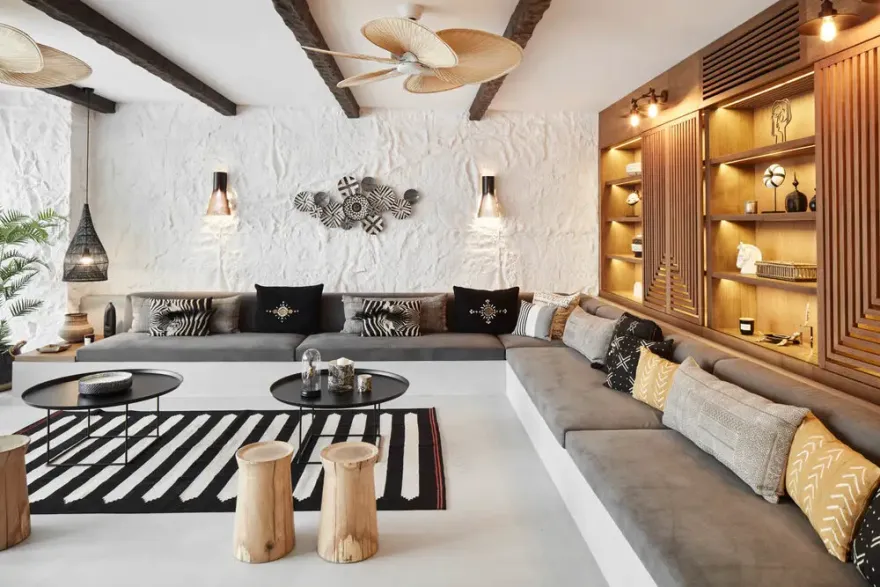 伊斯坦布尔优雅池畔别墅,呈现纯净民族风设计-1