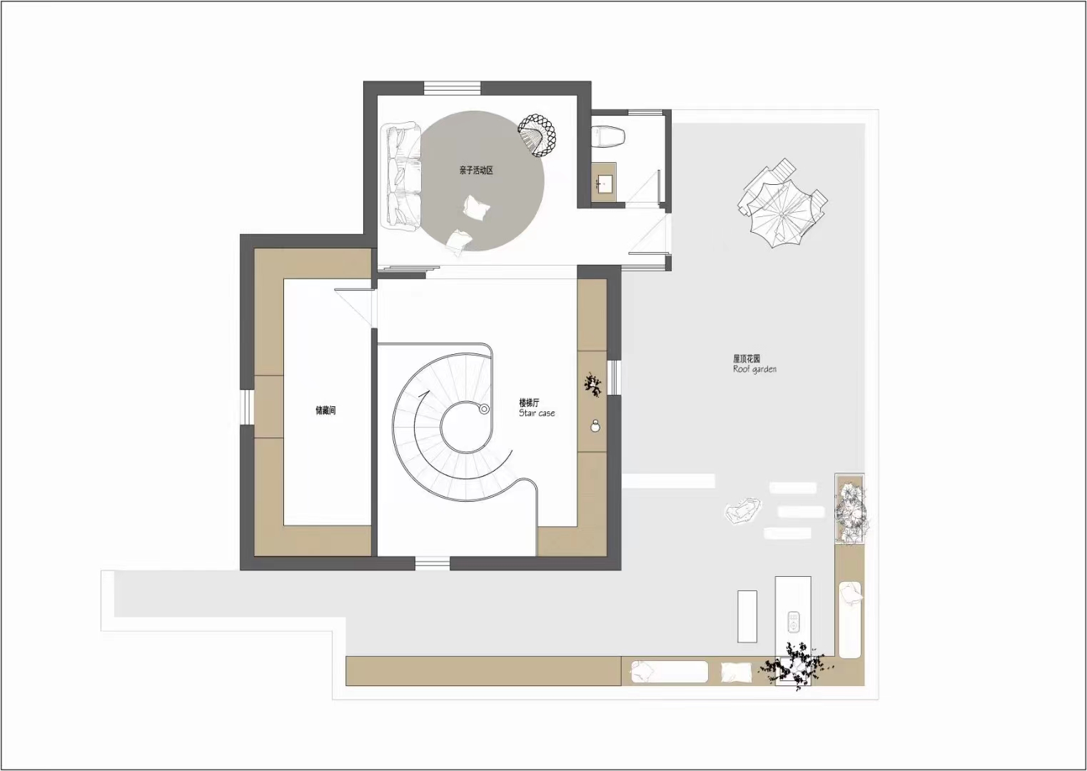 450m²极简风家居设计-5