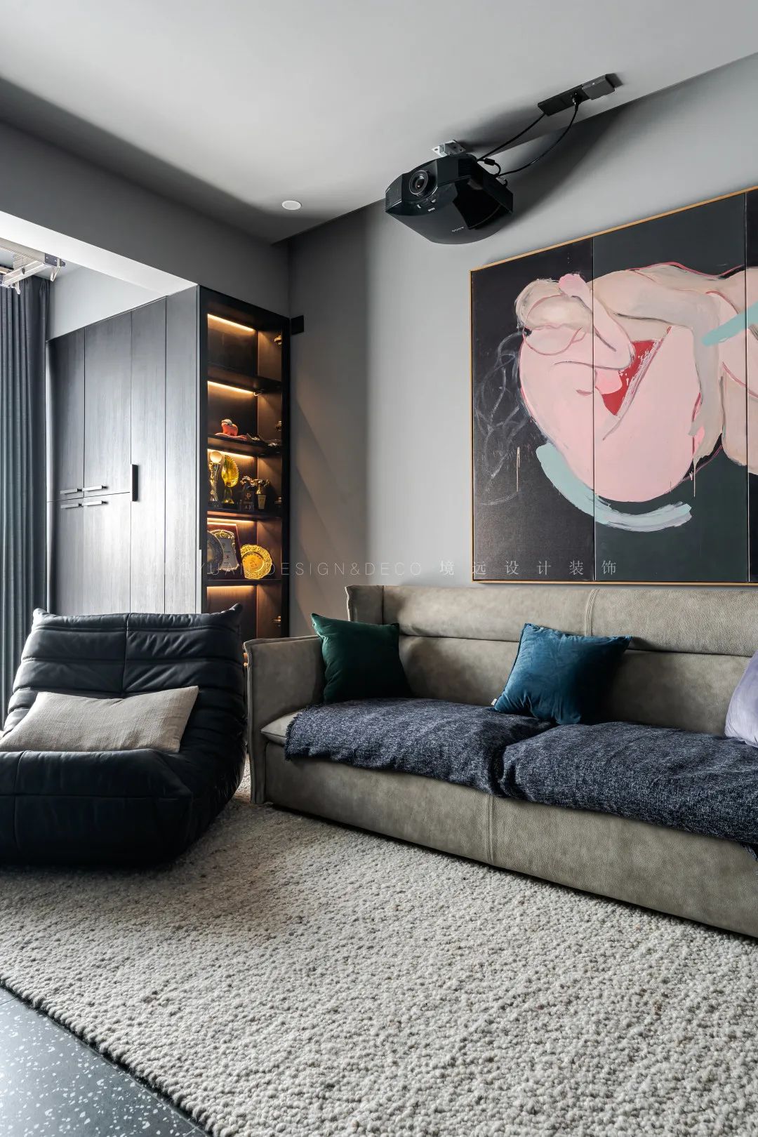 古北尚郡 80㎡现代简约一居室,个性自由的空间-33