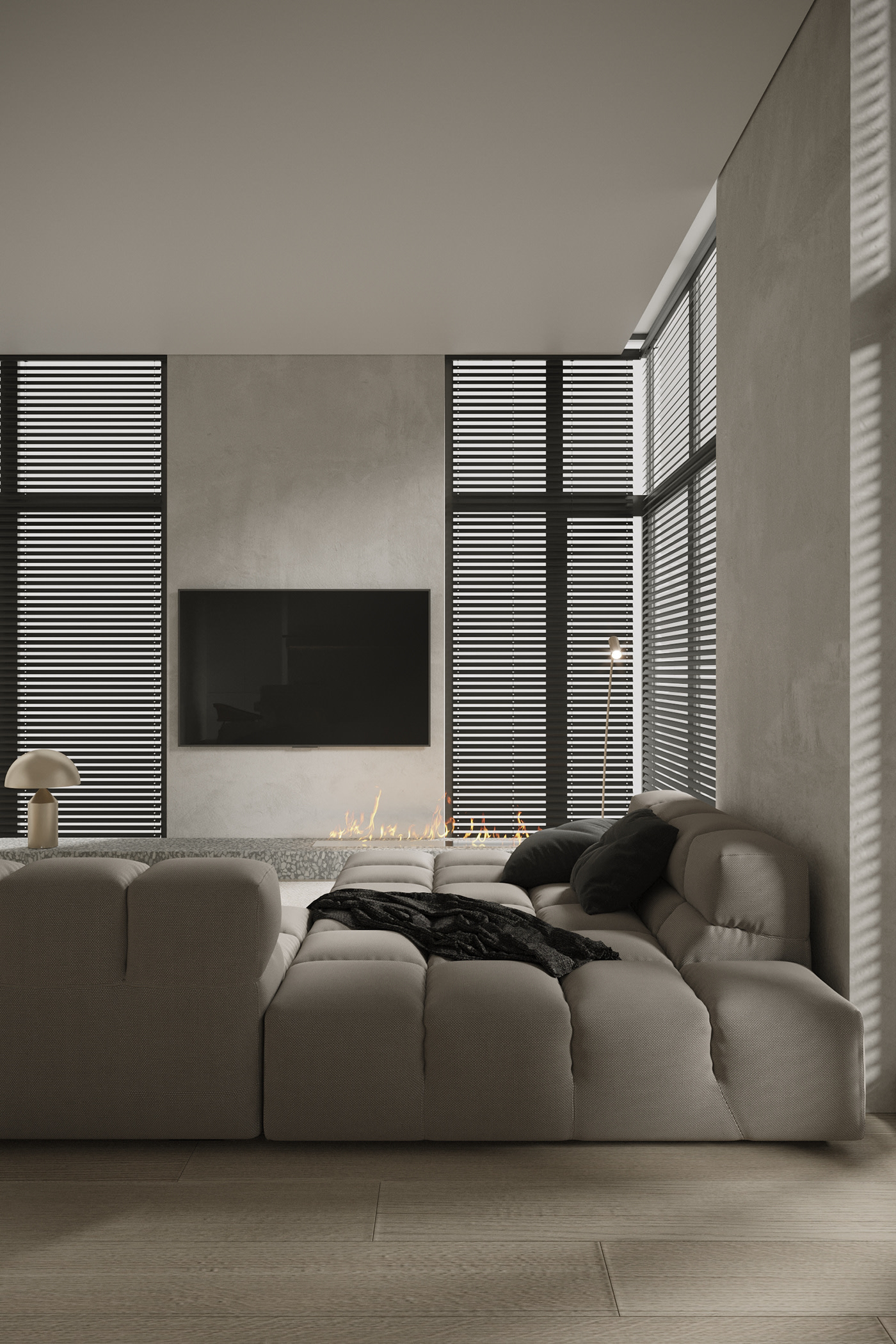 极简中性风公寓设计 干净利落！-3