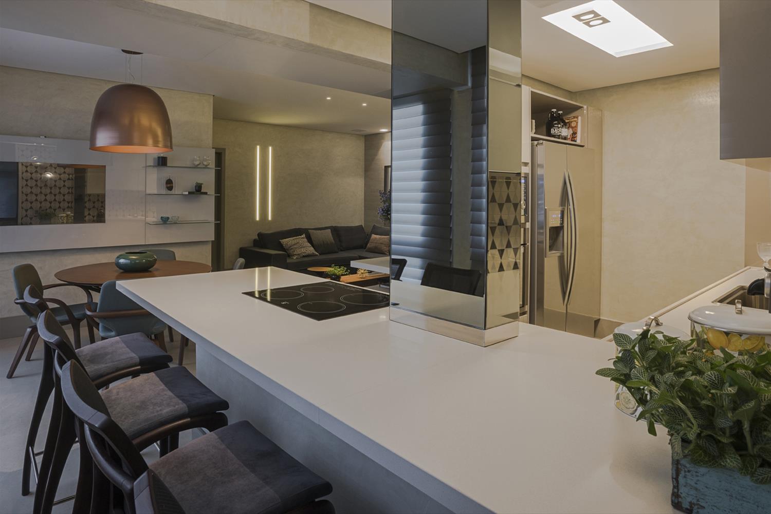 巴西 45 平米智能公寓,年轻夫妇的舒适生活空间-7