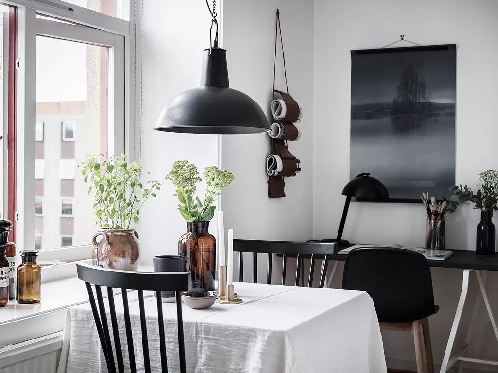 瑞典 39㎡高级公寓，黑白简约大气设计-24