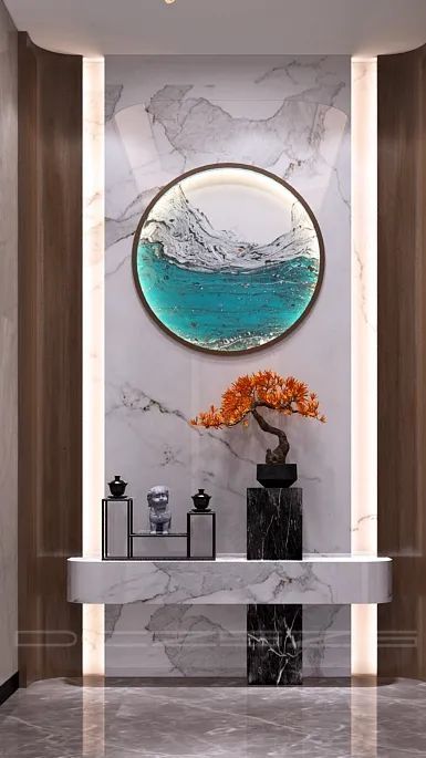 《东成至盛》新中式别墅设计丨木美空间设计-52