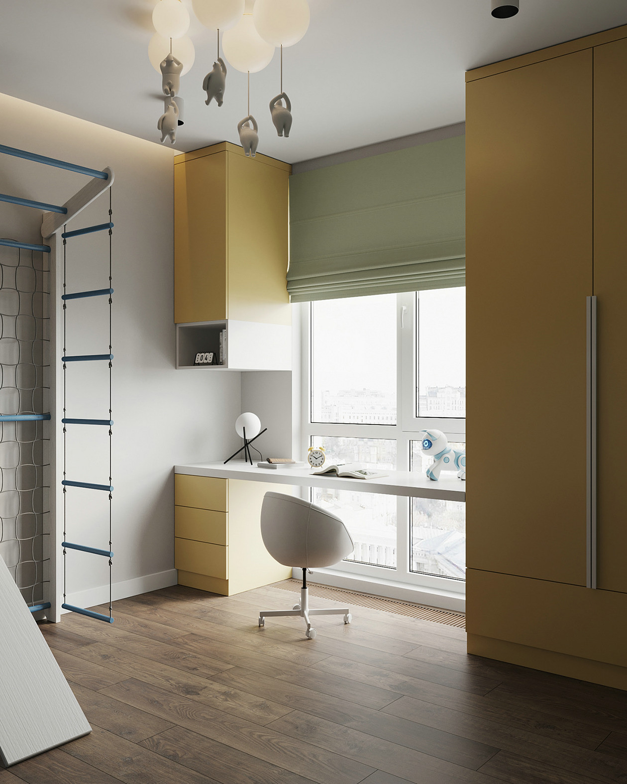 多彩色系公寓设计-13