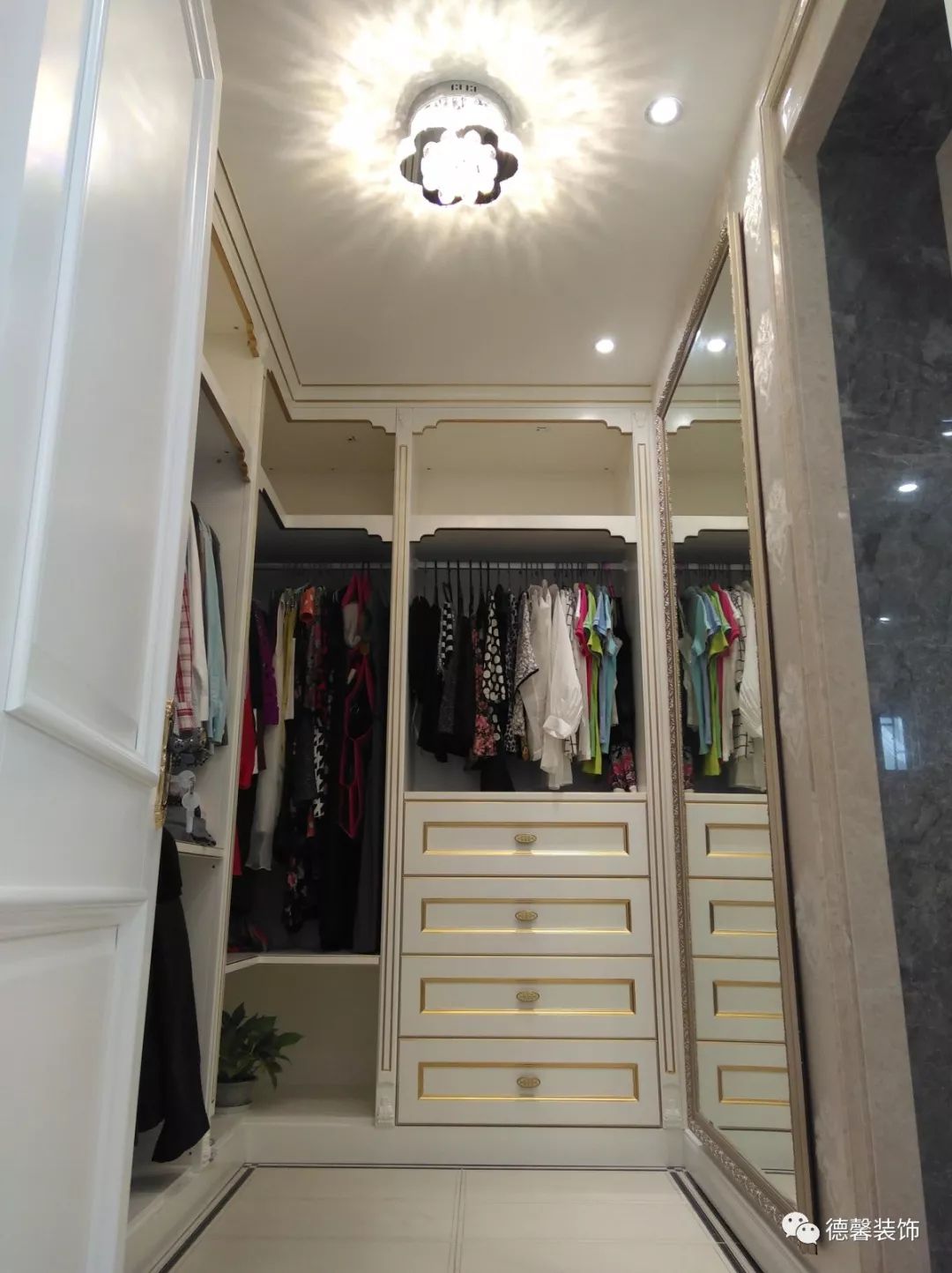 广州珠江美景的法式橙意家居设计-39