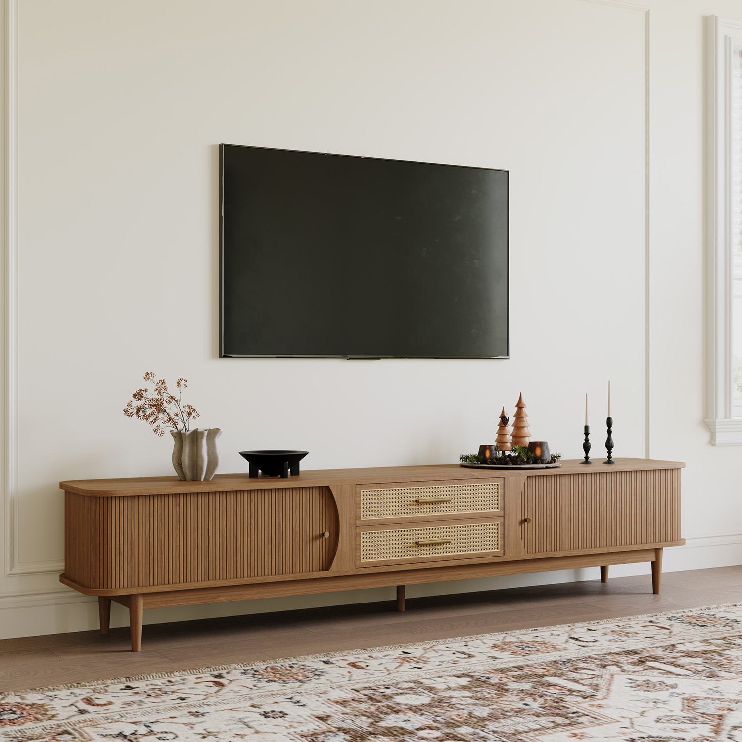 客厅空间沙发电视柜组合家具-10