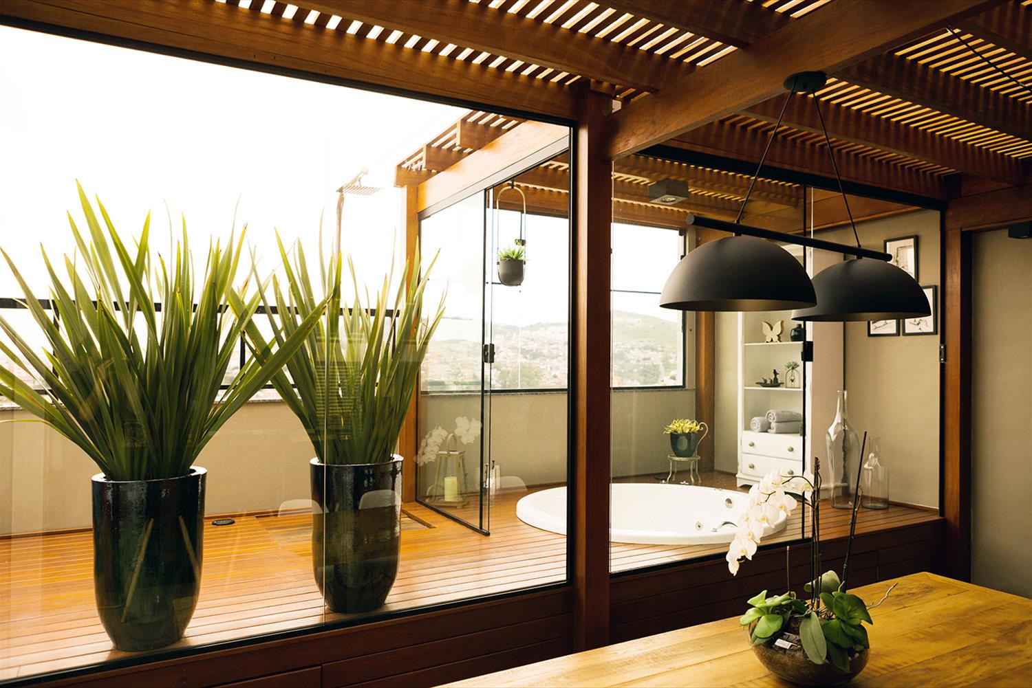 巴西 Vila Vereda 别墅的美食区设计-4