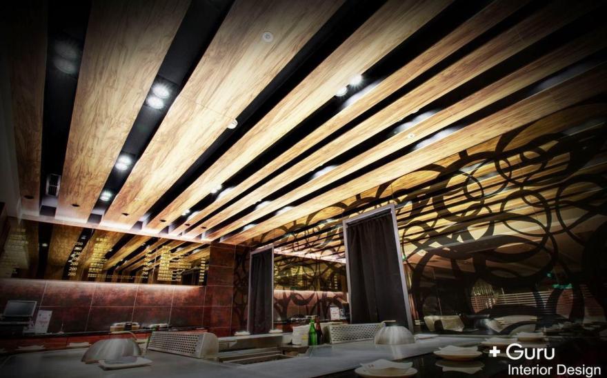 现代华丽的铁板烧空间设计-4