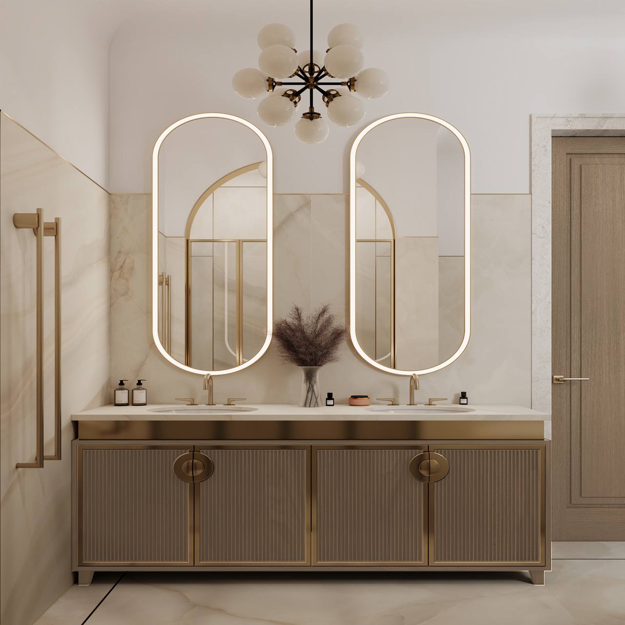 金色和白色搭配出高级感 | DE＆DE-27