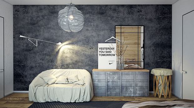 现代灰蓝色调公寓室内设计丨俄罗斯I AM HOME室内设计工作室-44