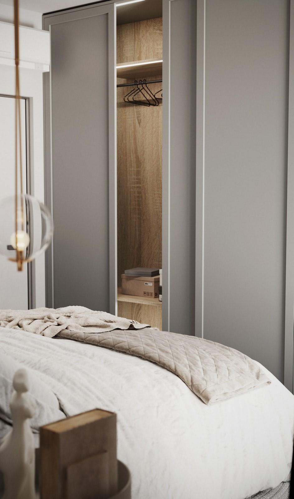 中性色系公寓设计 这细节满分！-41