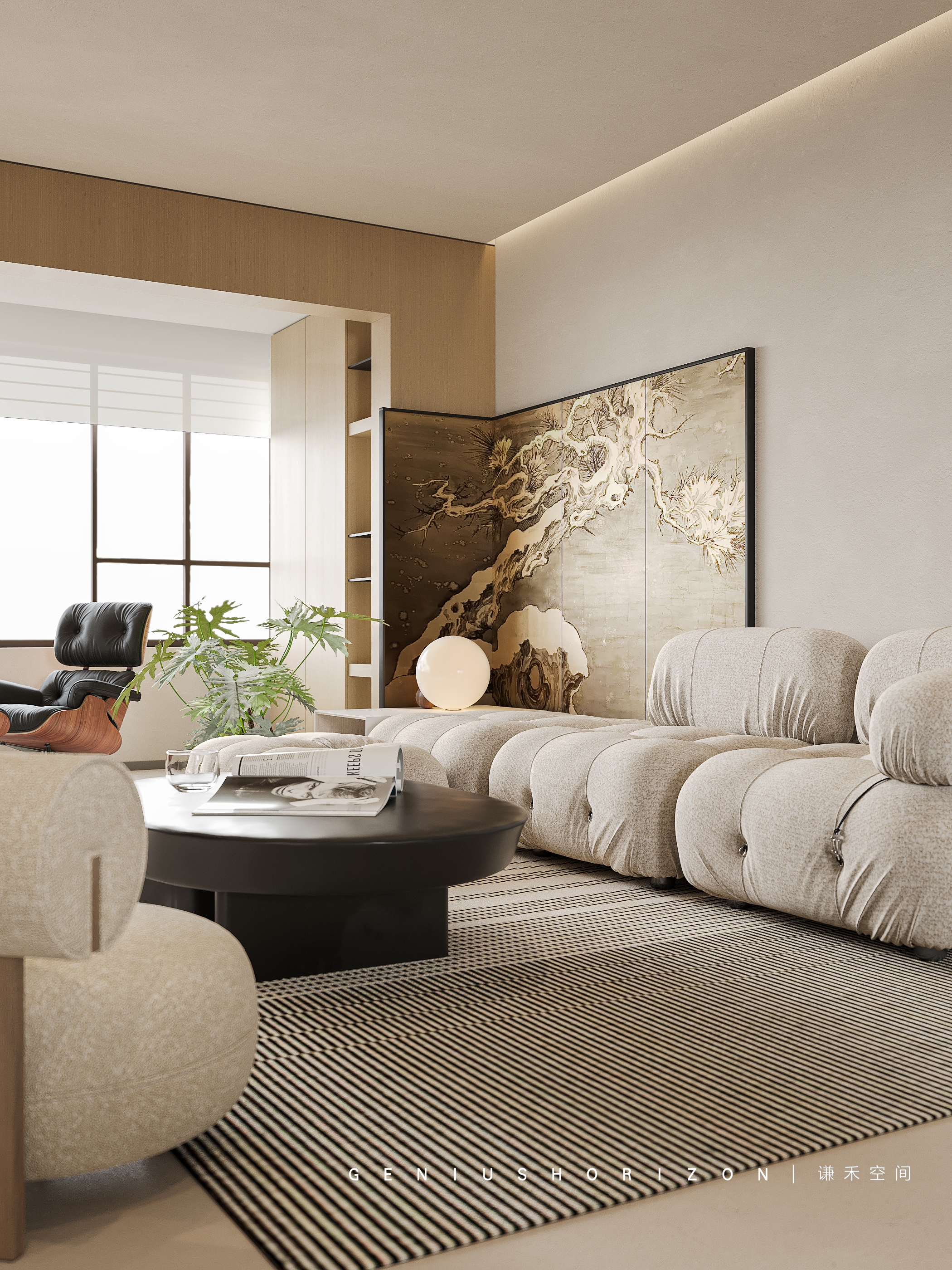 折中主义表现设计丨谦禾空间设计事务所-7