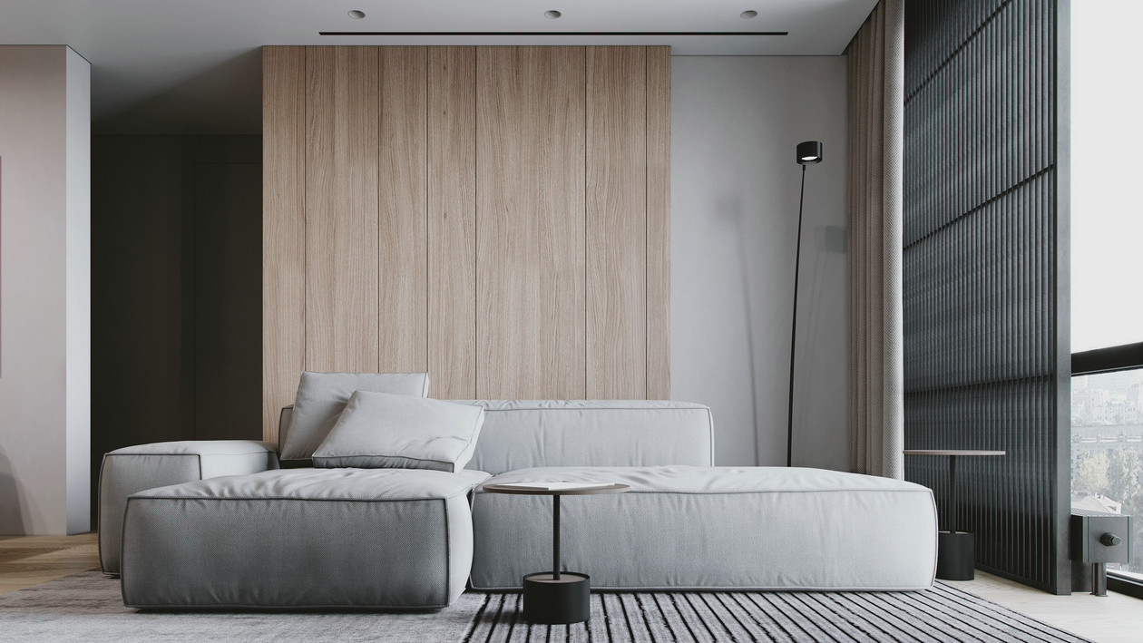 45㎡简约风小空间住宅设计-5