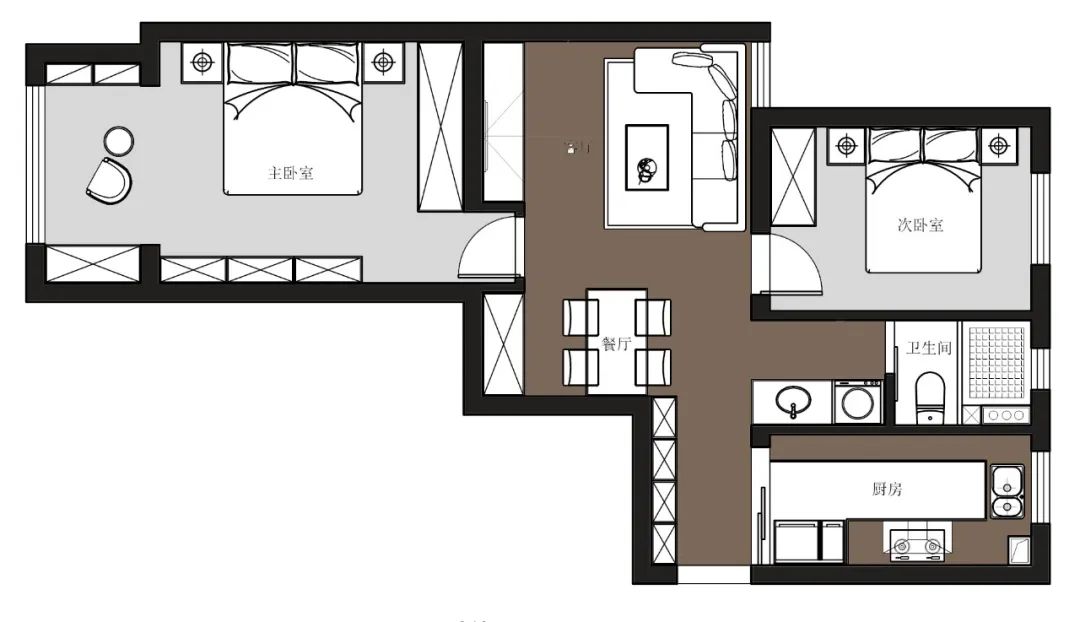 尚桂苑 80㎡现代简约风,温馨舒适的生活空间-22
