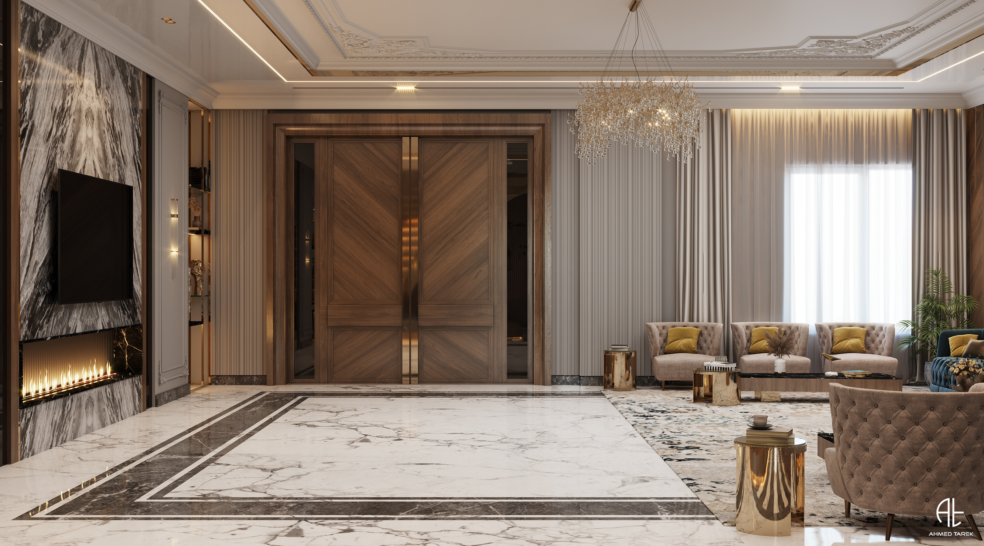 DiamondLu·urious 别墅接待处设计丨埃及开罗丨AHMED TAREK-22