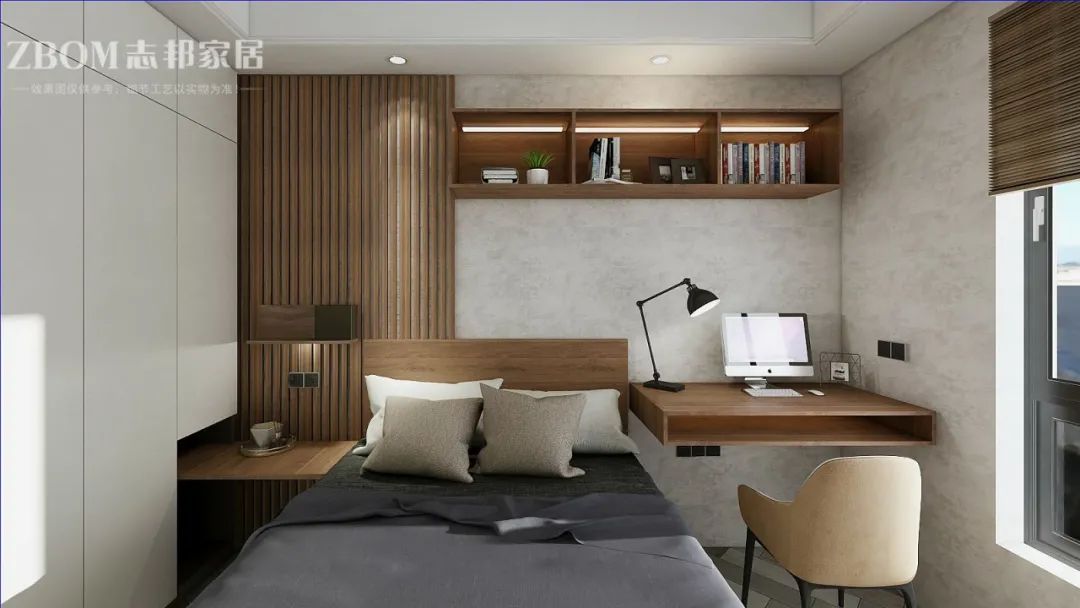 四川泸州 105㎡现代轻奢两居室，黑白灰中的小家大味道！-57