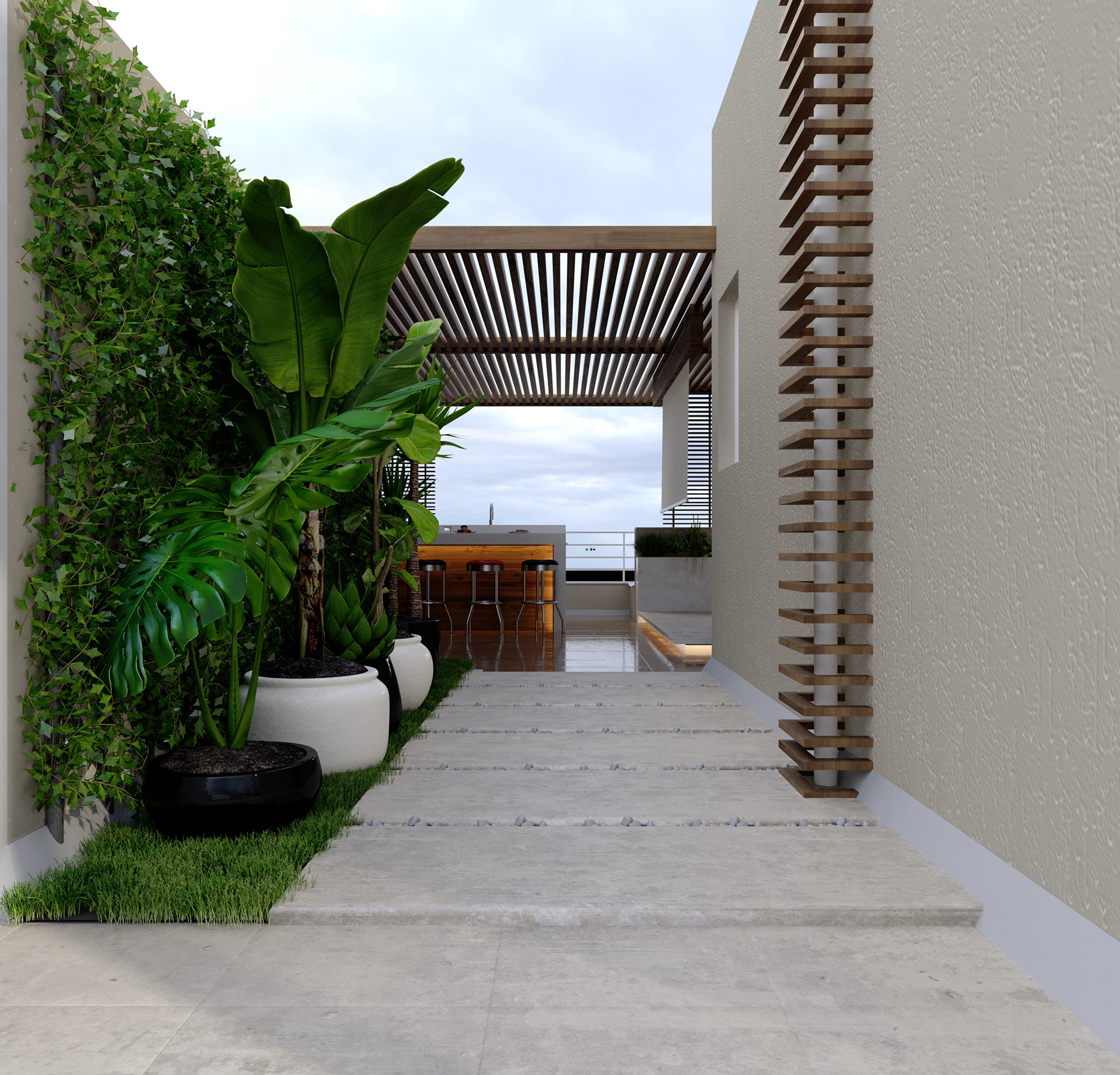 Villa landscape "palm hills katamya"-19