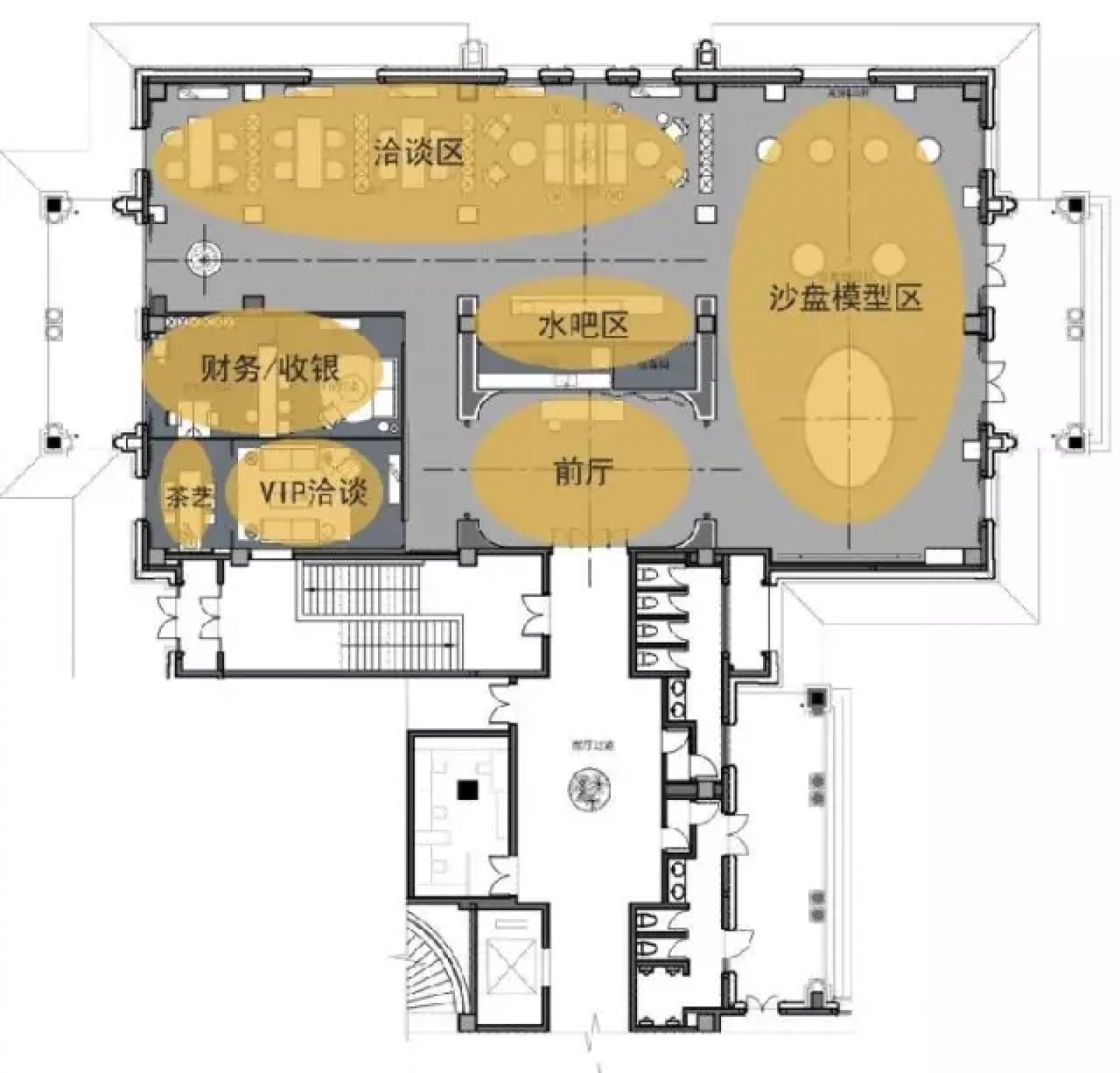 郑开橄榄城茉莉公馆销售中心  派尚设计-43