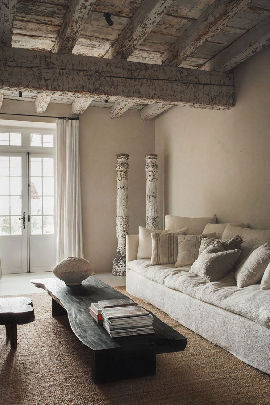 法国古老住宅的柔软自然设计魅力-2