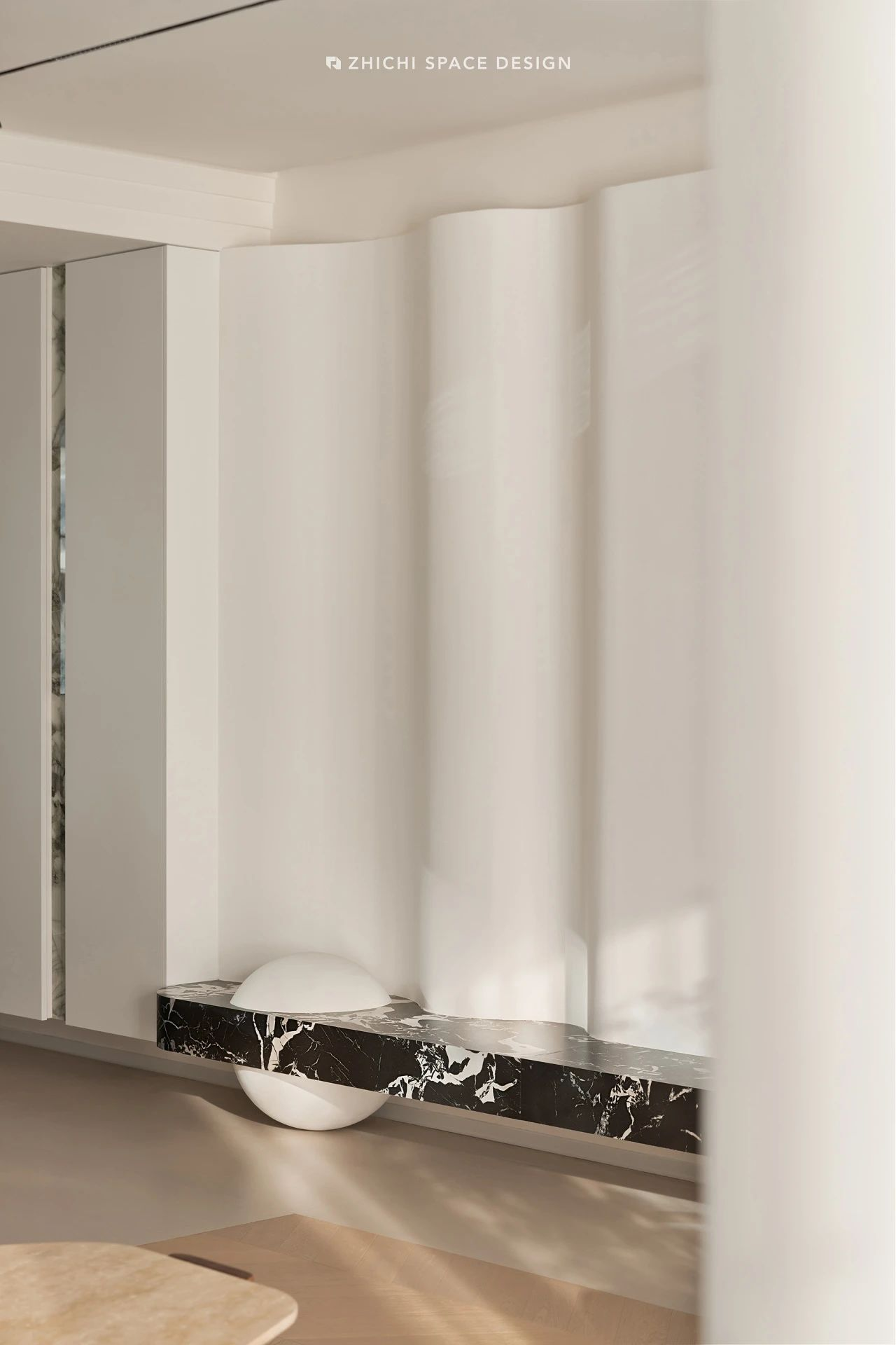 湖北中交越秀知园 128㎡温柔质感丨中国湖北丨武汉咫尺空间设计-6