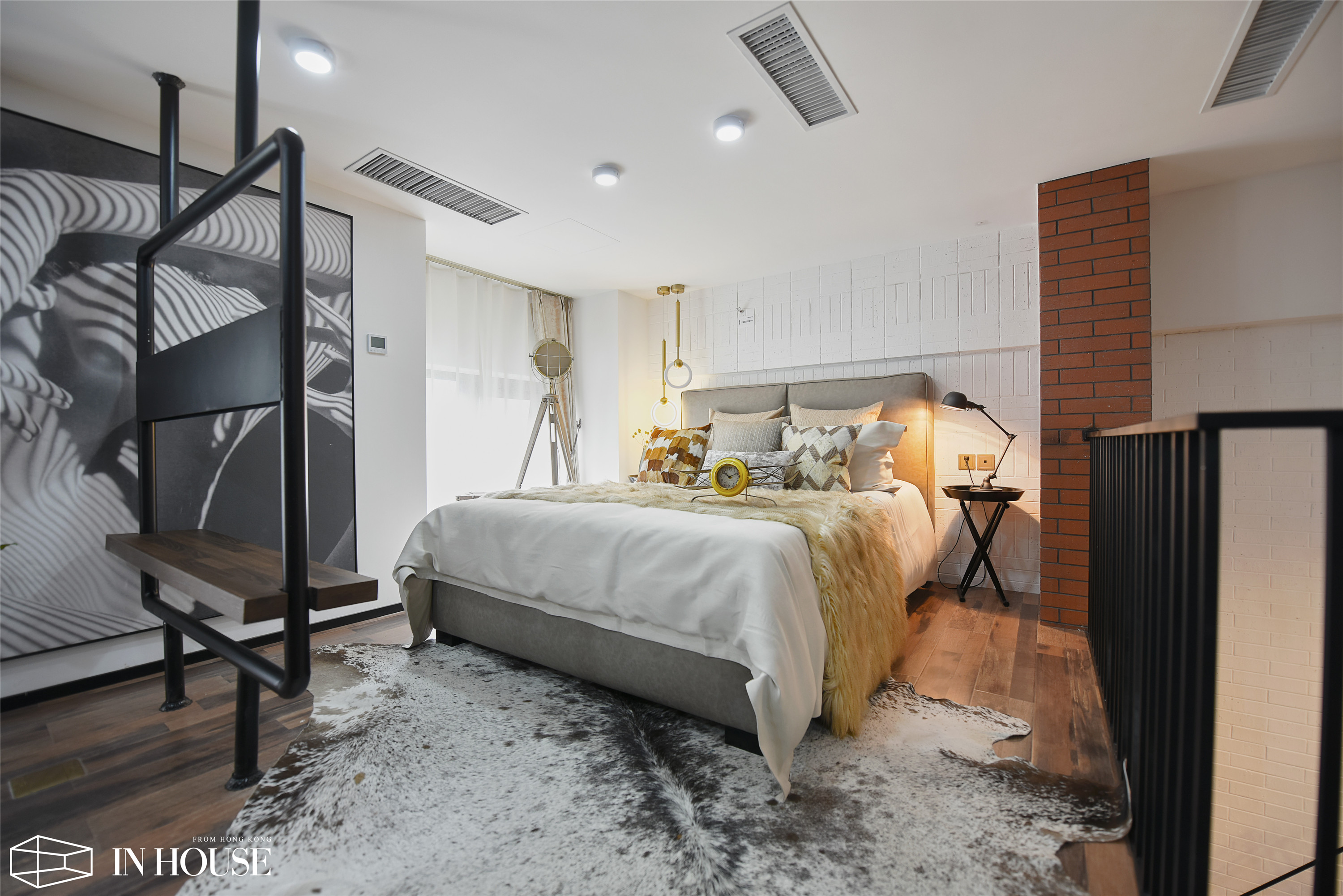 融创财富一号“私人衣橱”LOFT工业风公寓样板间设计——INHOUSE设计！-11