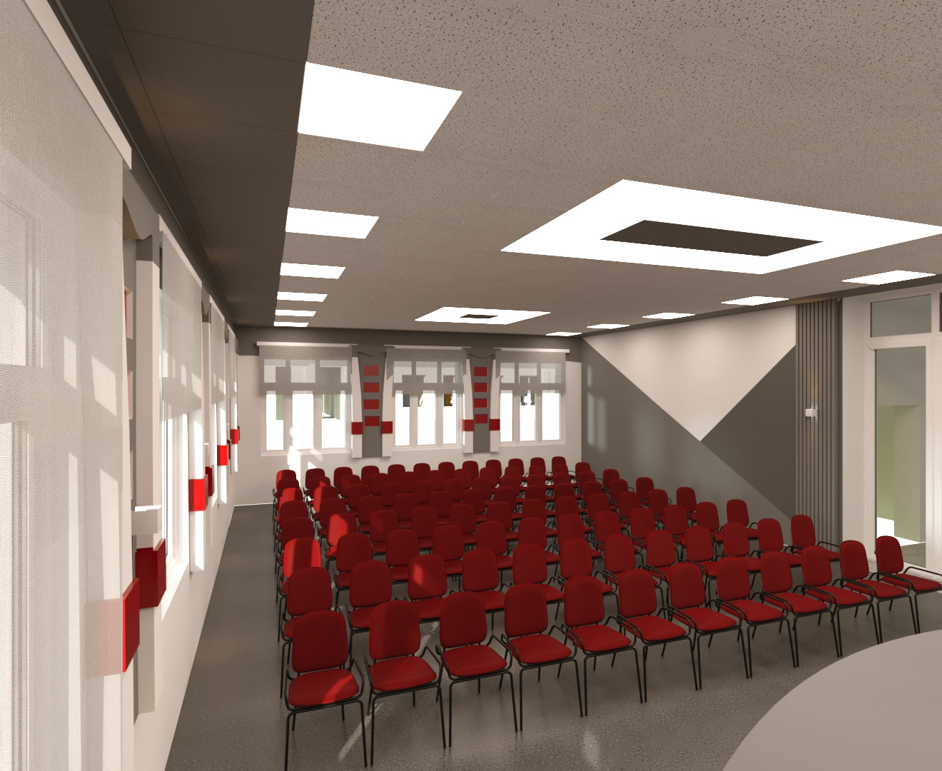 Междуреченская школа 学校设计-27