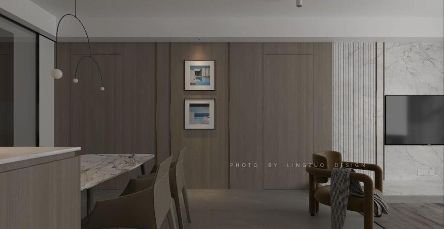 领作空间丨翡冷翠的多功能玄关设计-3