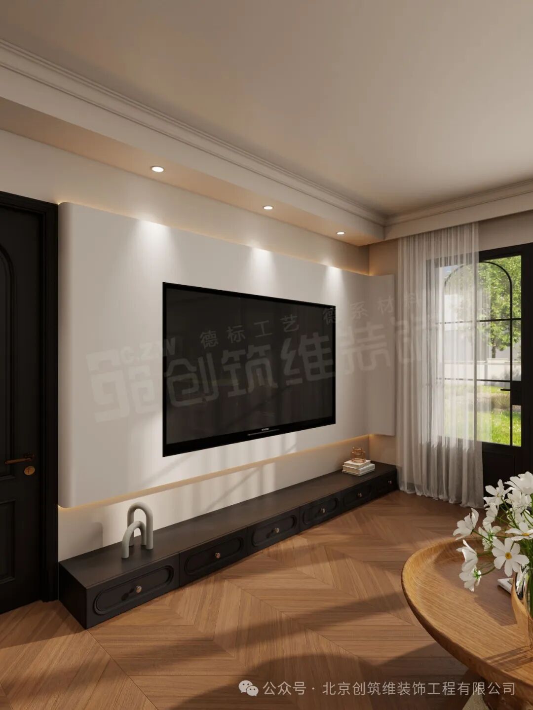 御东君临|122㎡3室2厅3卫轻法式风格装修案例-25