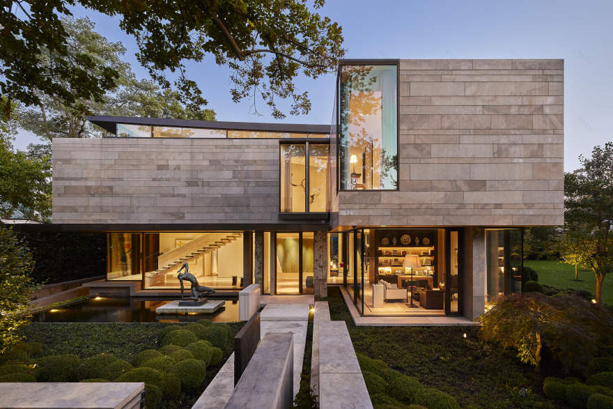 森林山别墅(注:House一般翻译为别墅、住宅,这里结合Forest Hill推测翻译为森林山别墅,可根据实际指代明确的建筑做调整 ) 丨加拿大多伦多丨Hariri Pontarini Architects-16