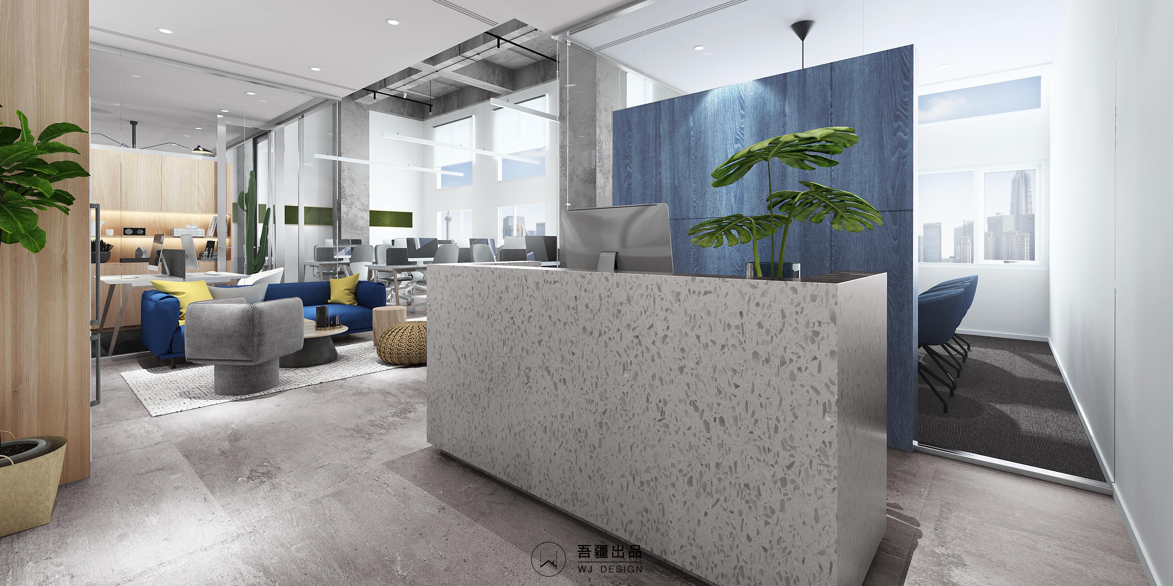 上海智元里办公楼室内设计 | 打造优雅与实用的公共空间-16