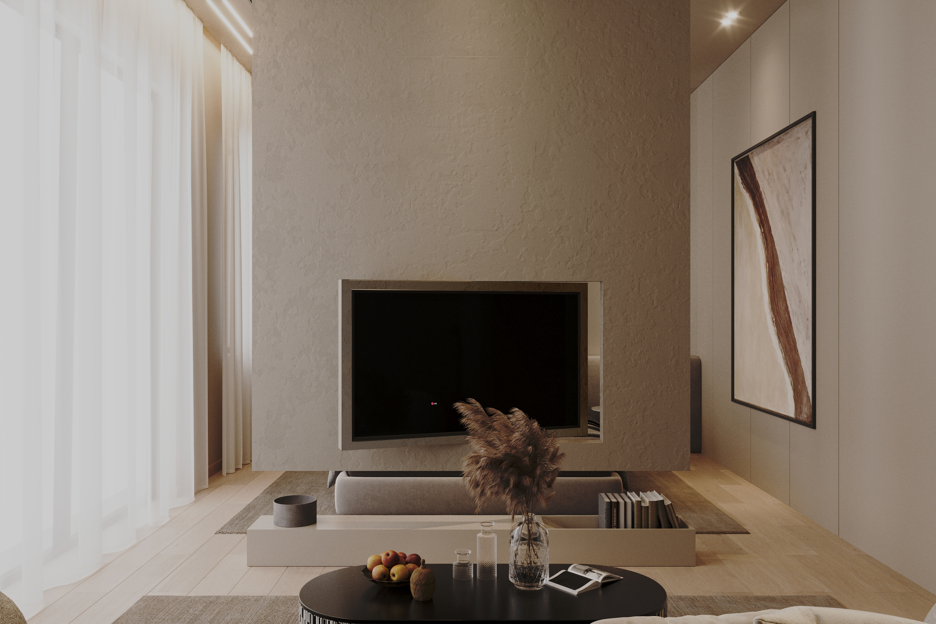 Minimal earth bedroom-4