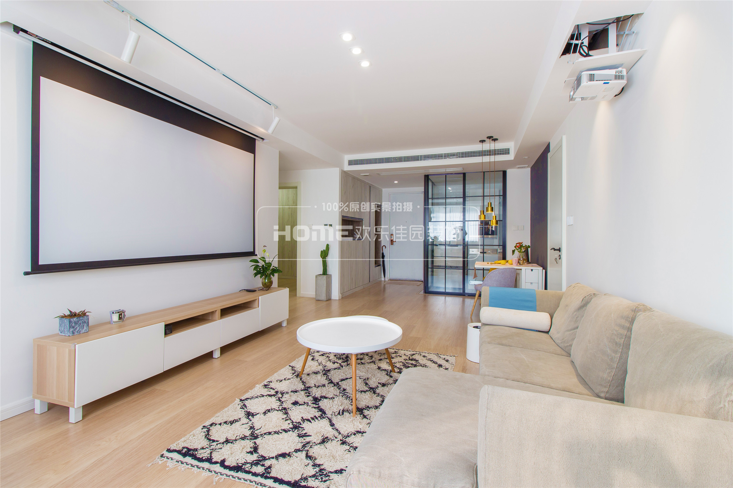 90 平米现代北欧混搭，打造极简生活空间-23