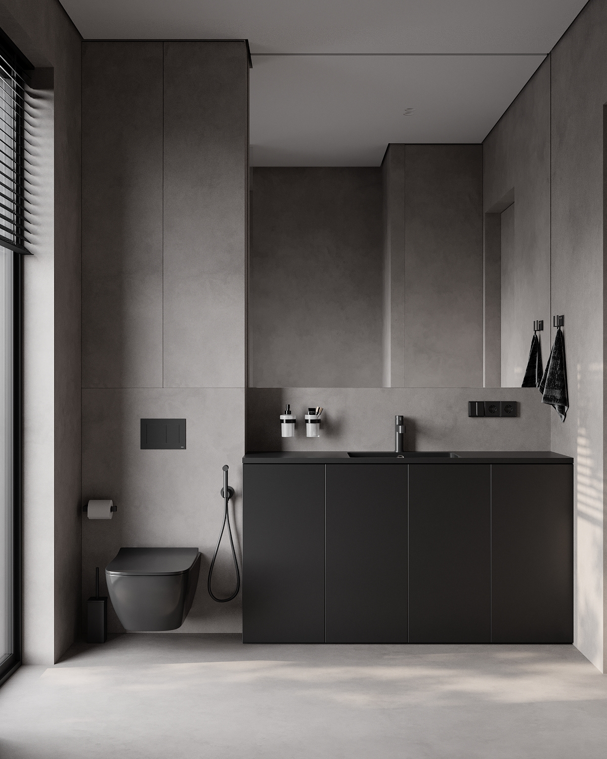 高级灰调 别墅简约空间设计！-22