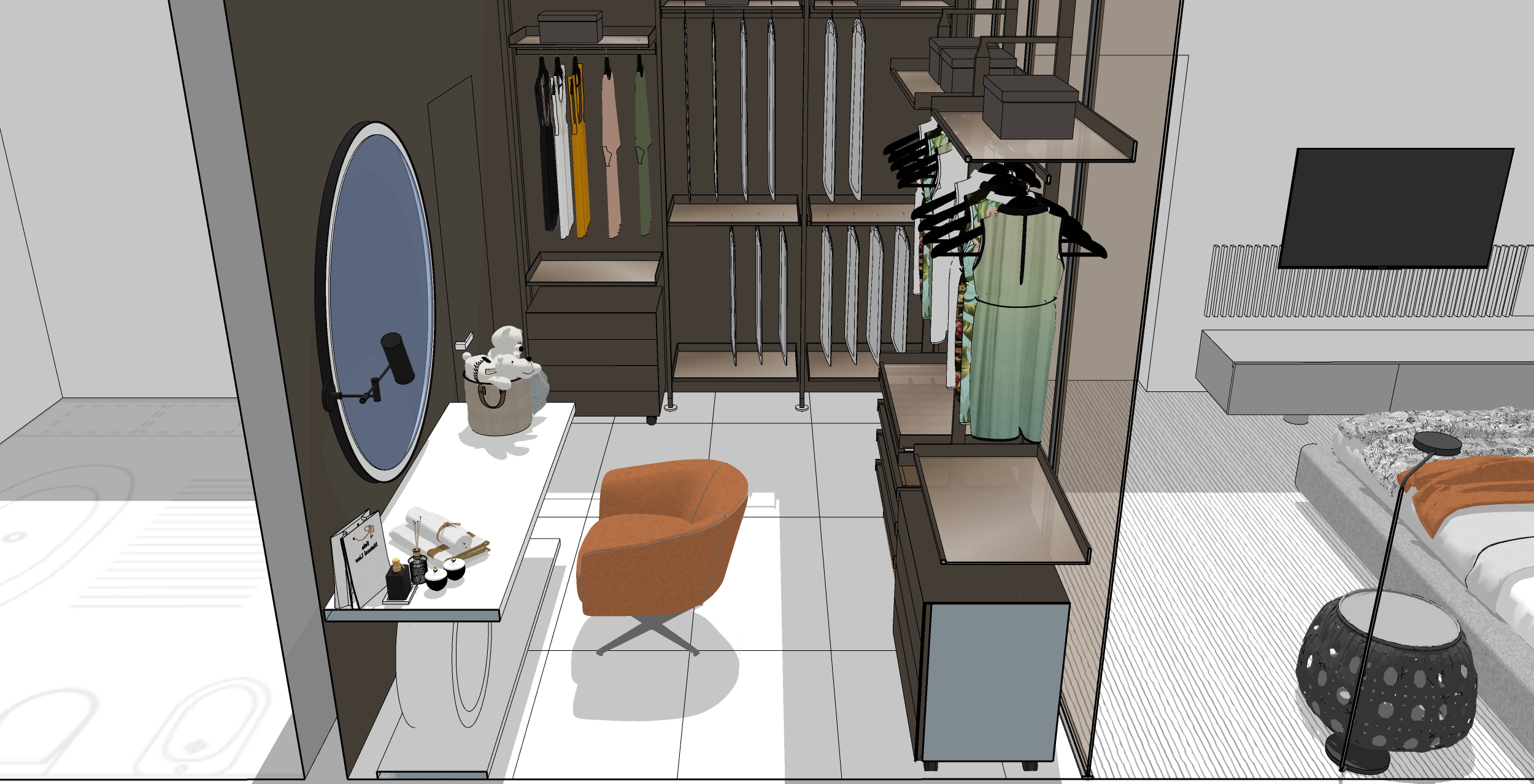 Bedroom (скетч) ванная комната-8