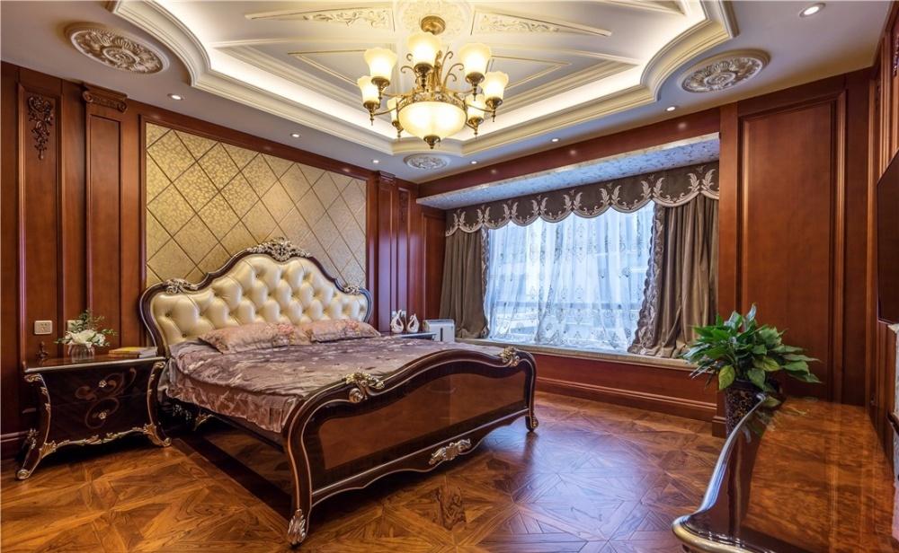 欧式浪漫情调的极致演绎——某顶豪客厅设计-17