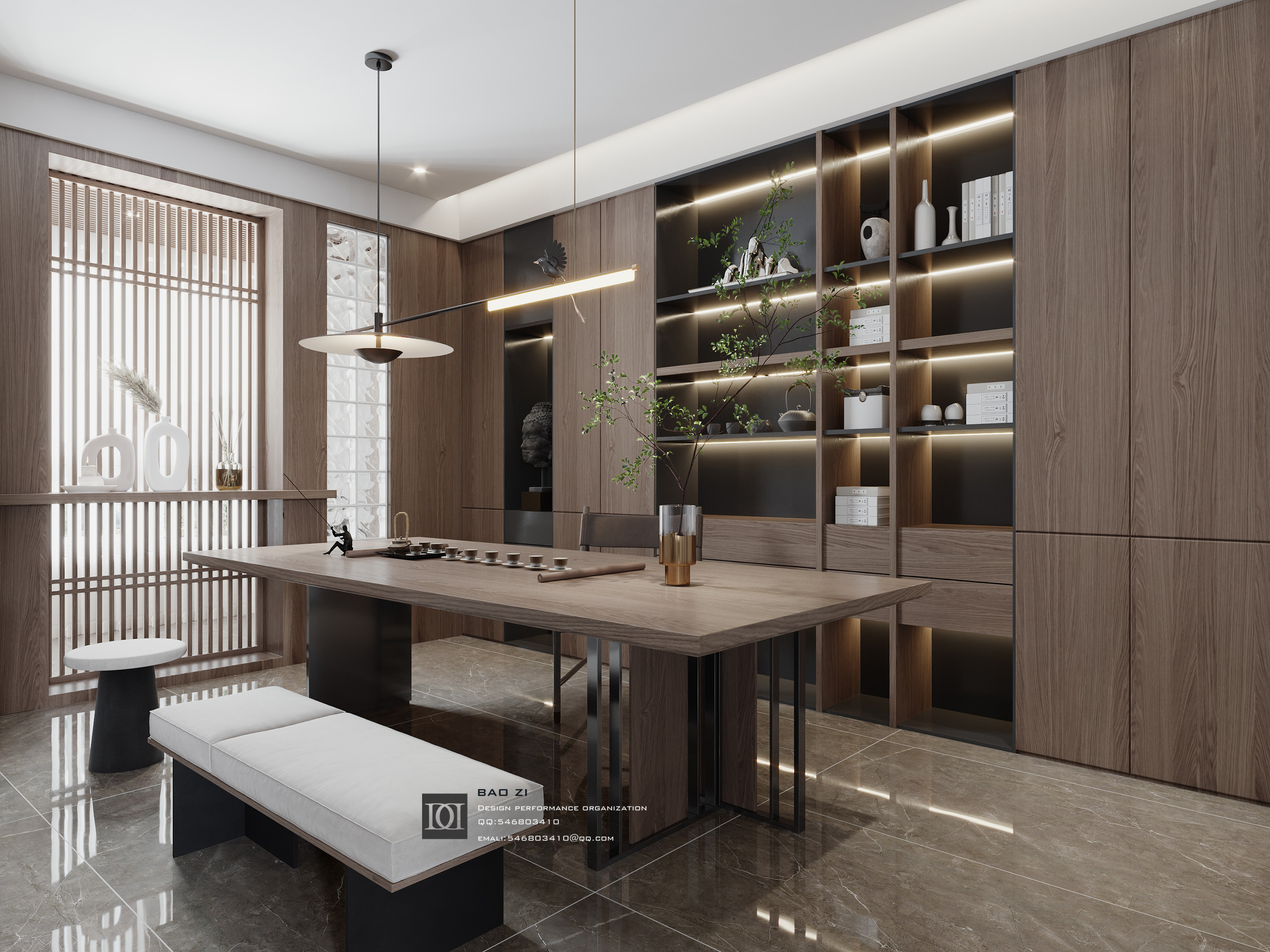 现代简约平层设计-12