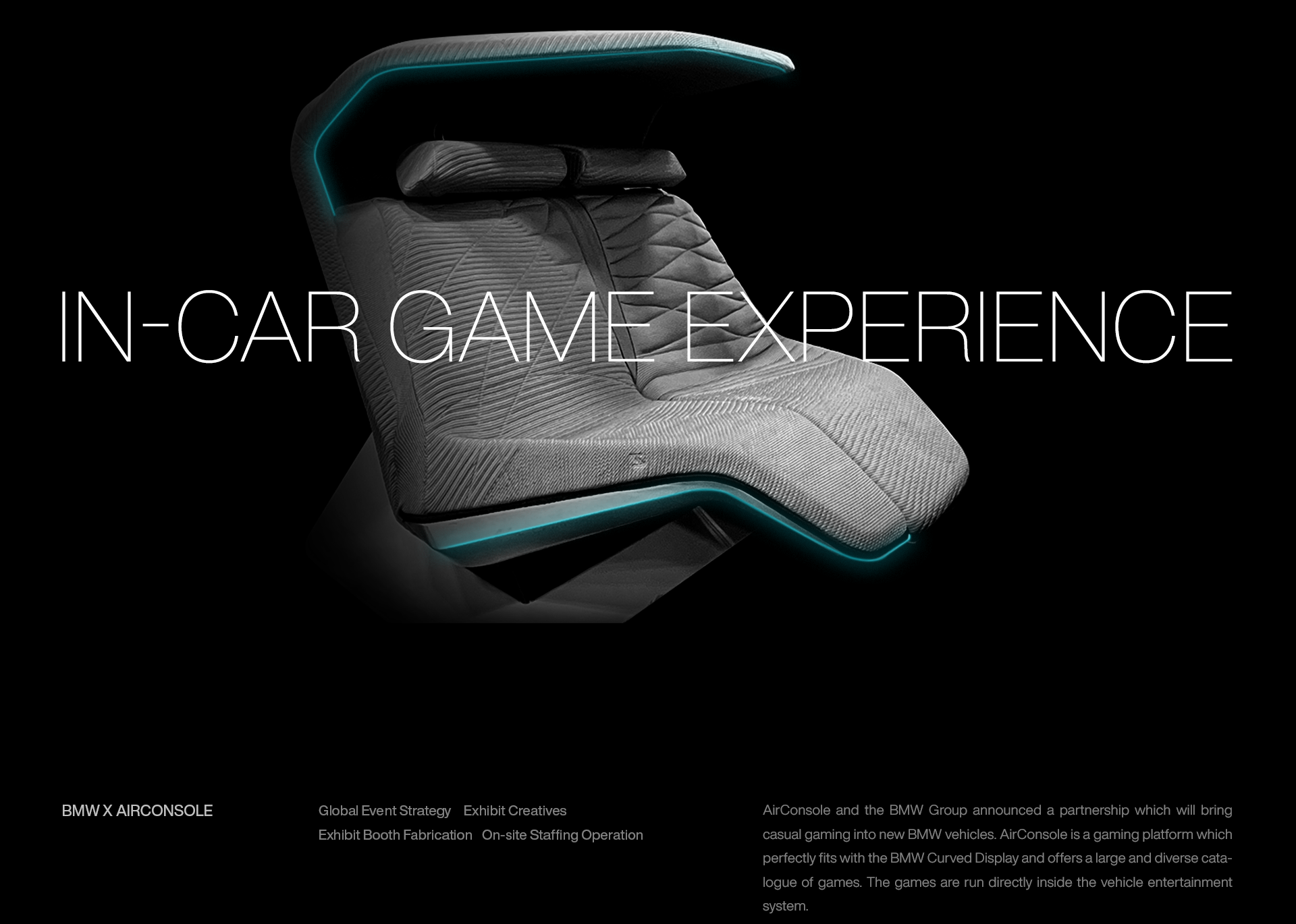 BMW AirConsole GDC 展览丨中国金山丨EIDETIC-9