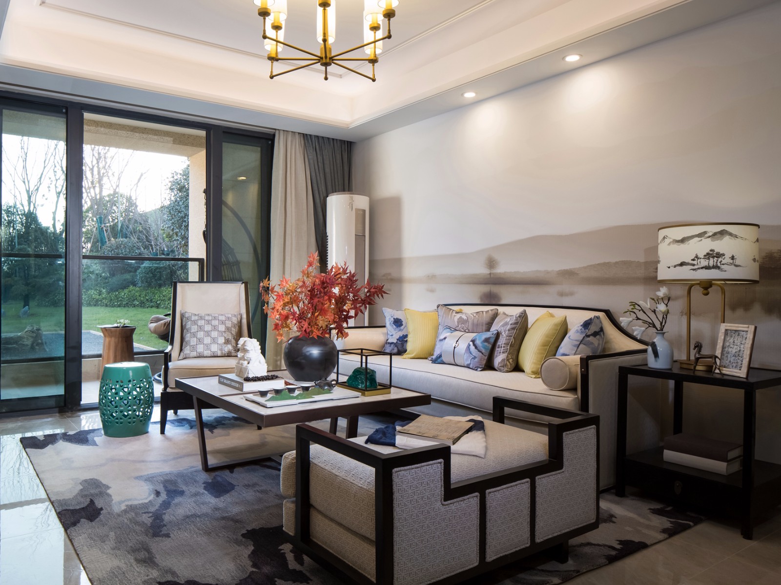 亚新·美好香颂样板房 | 传统与现代的完美融合-7